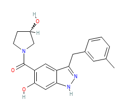 2D structure of the orthosteric ligand
