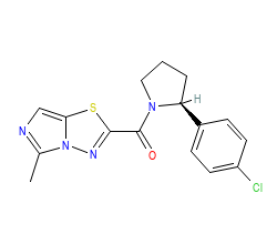 2D structure of the orthosteric ligand