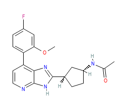 2D structure of the orthosteric ligand