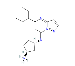 2D structure of the orthosteric ligand