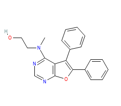 2D structure of the orthosteric ligand