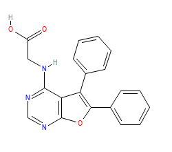 2D structure of the orthosteric ligand