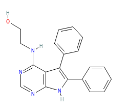 2D structure of the orthosteric ligand
