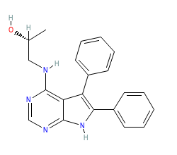 2D structure of the orthosteric ligand