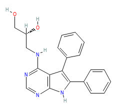 2D structure of the orthosteric ligand