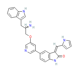 2D structure of the orthosteric ligand