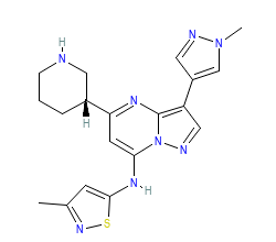 2D structure of the orthosteric ligand