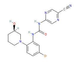 2D structure of the orthosteric ligand