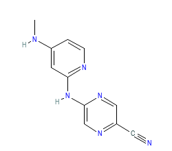 2D structure of the allostericligand