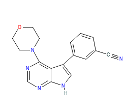 2D structure of the orthosteric ligand