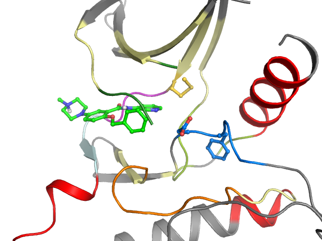 The orthosteric binding pocket