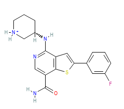 2D structure of the orthosteric ligand