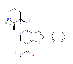 2D structure of the orthosteric ligand