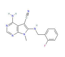 2D structure of the orthosteric ligand