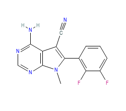 2D structure of the orthosteric ligand