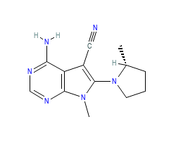 2D structure of the orthosteric ligand