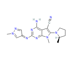 2D structure of the orthosteric ligand