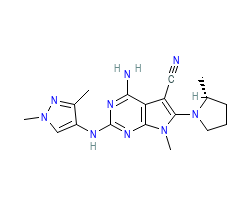 2D structure of the orthosteric ligand
