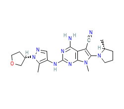 2D structure of the orthosteric ligand