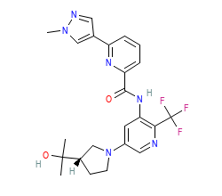 2D structure of the orthosteric ligand