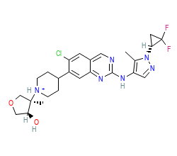 2D structure of the orthosteric ligand