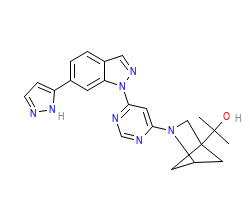 2D structure of the orthosteric ligand