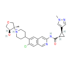 2D structure of the orthosteric ligand