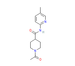 2D structure of the orthosteric ligand