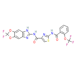 2D structure of the orthosteric ligand