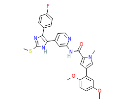 2D structure of the orthosteric ligand