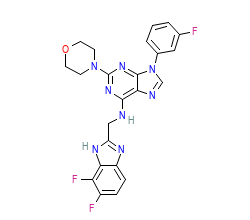 2D structure of the orthosteric ligand