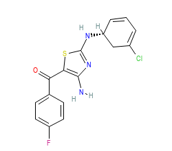 2D structure of the orthosteric ligand