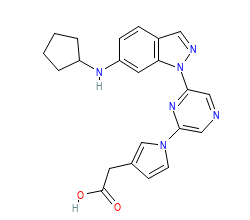 2D structure of the orthosteric ligand