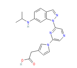 2D structure of the orthosteric ligand
