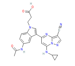 2D structure of the orthosteric ligand
