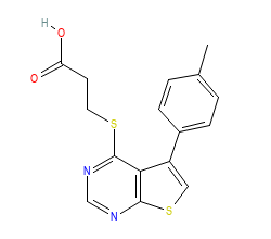 2D structure of the orthosteric ligand