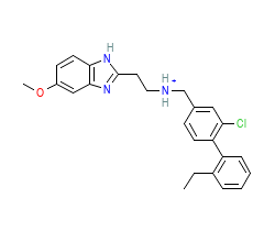 2D structure of the orthosteric ligand