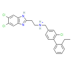 2D structure of the orthosteric ligand