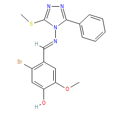 2D structure of the orthosteric ligand