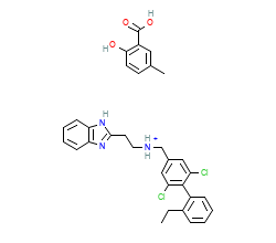 2D structure of the orthosteric ligand