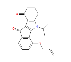 2D structure of the orthosteric ligand