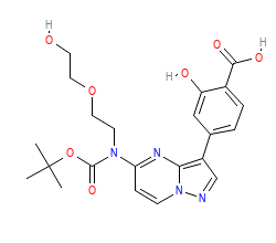 2D structure of the orthosteric ligand