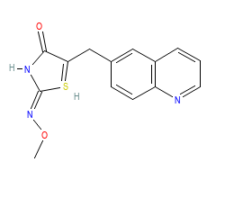 2D structure of the orthosteric ligand