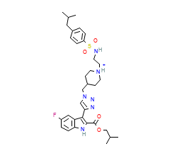 2D structure of the orthosteric ligand