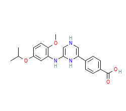 2D structure of the orthosteric ligand