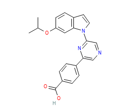 2D structure of the orthosteric ligand