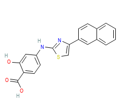 2D structure of the orthosteric ligand