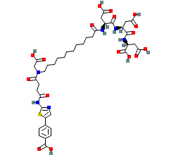 2D structure of the allostericligand