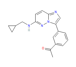 2D structure of the orthosteric ligand