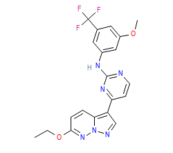 2D structure of the orthosteric ligand